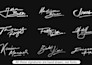 draw professional scripted unique real handwritten signature